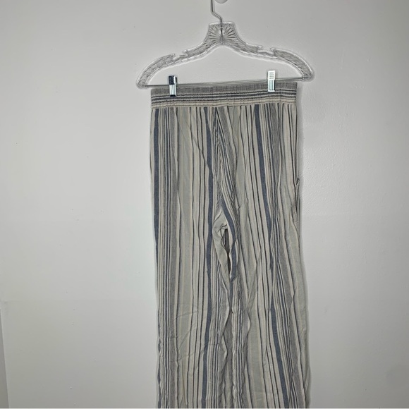 Drew white blue stripe beach straight leg pull on pant - Picture 7 of 10
